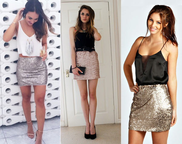 How to Wear a Sequin Skirt | Style Wile