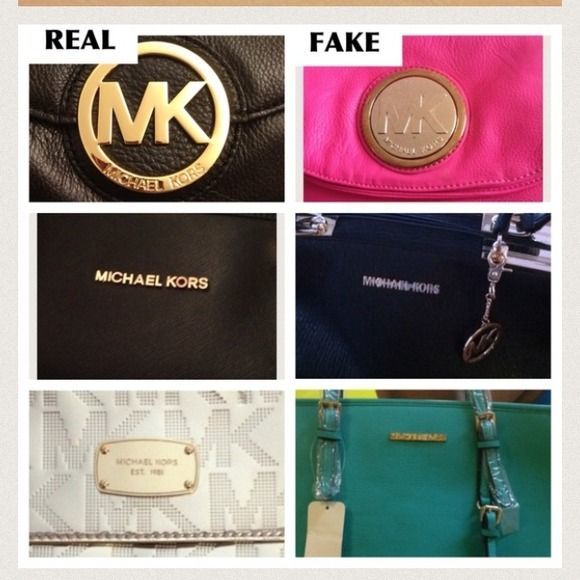 mk backpack original vs fake