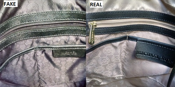 how to spot a real michael kors bag