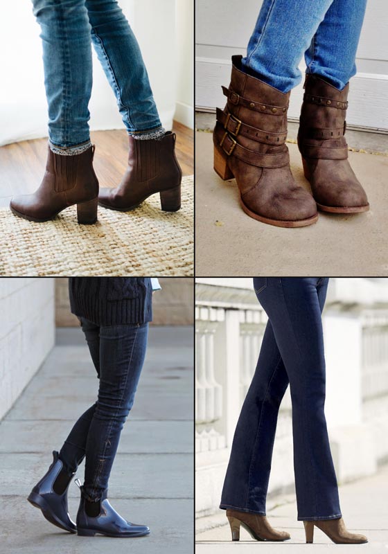 short boots with jeans pictures