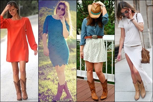dresses to wear with cowgirl boots