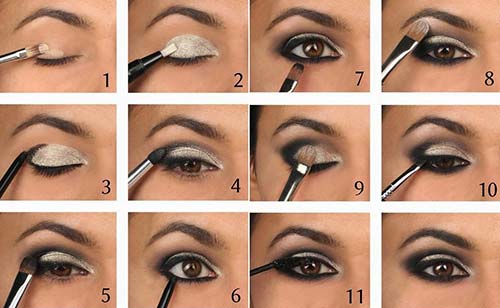 How to do Silver Smokey Eye Makeup | StyleWile