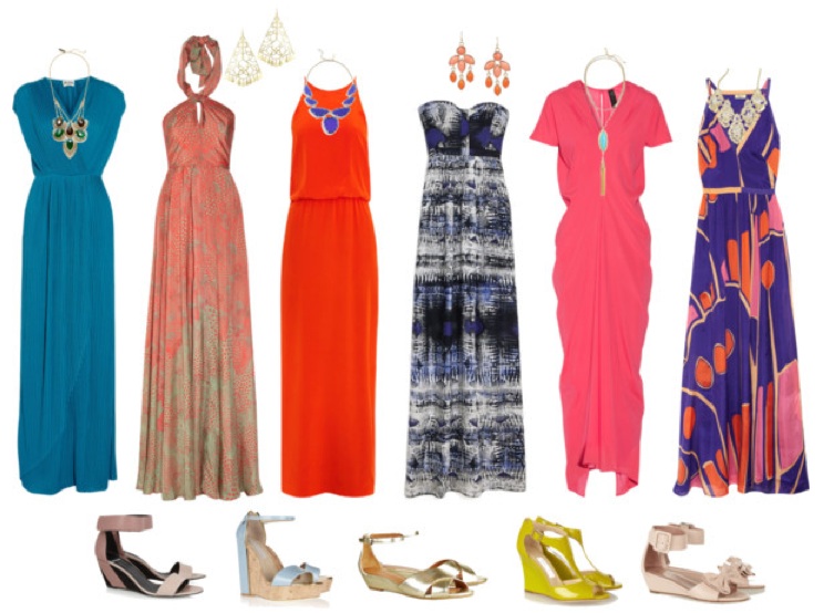 of Shoes to Wear with Long Dresses 