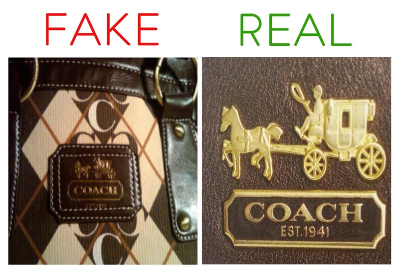 The difference between Fake & Authentic Coach Bags