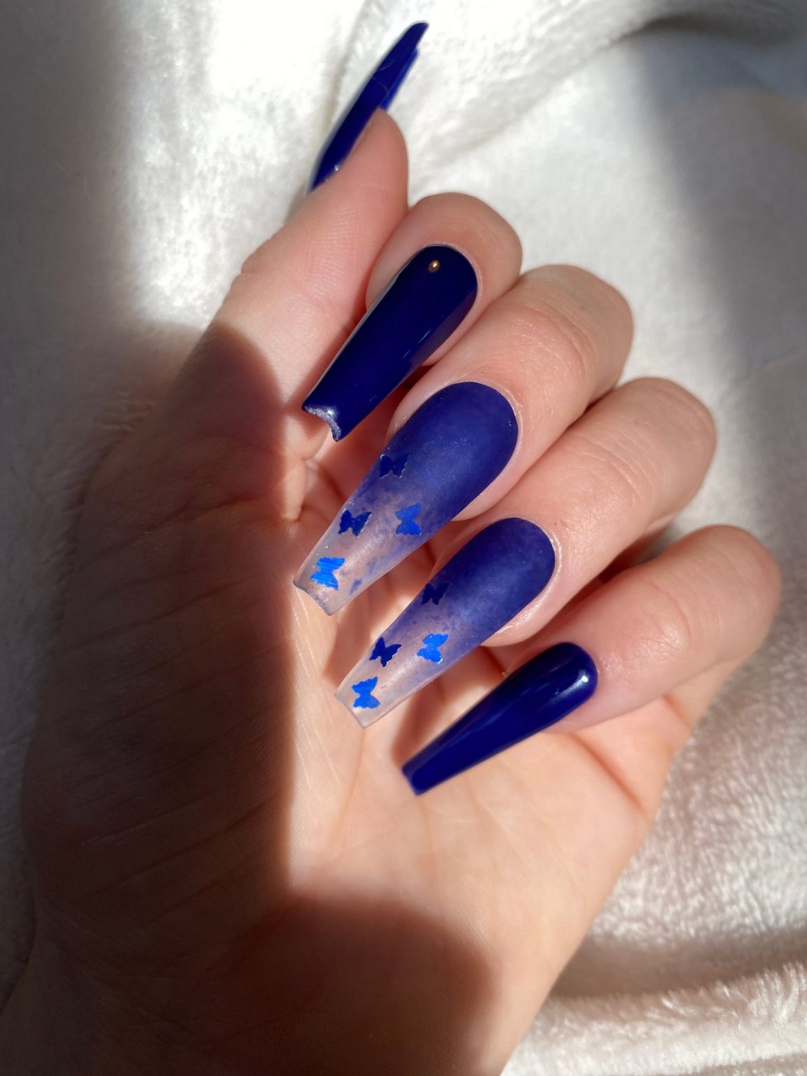 Best Blue Butterfly Nail Designs | StyleWile