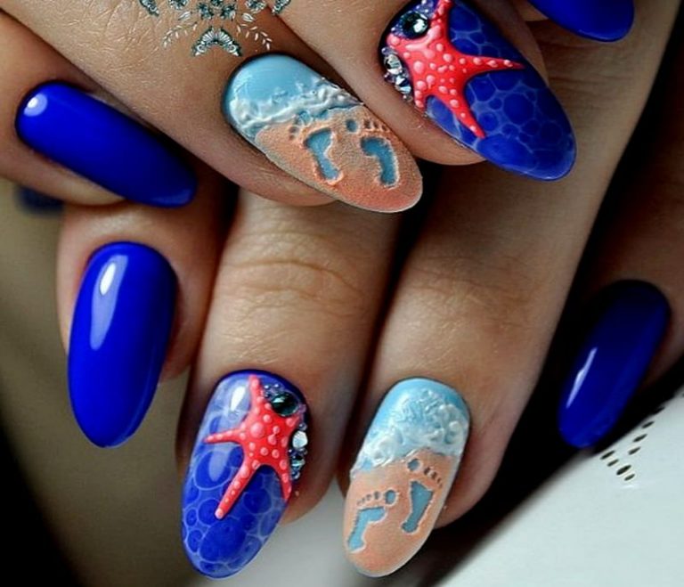 Cute Beach Nail Design Ideas | StyleWile